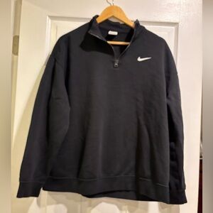 Nike women’s Black Quarter-Zip Sweater